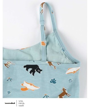 une nana cool MADE WITH 京都市動物園 カップ付きキャミソール GY