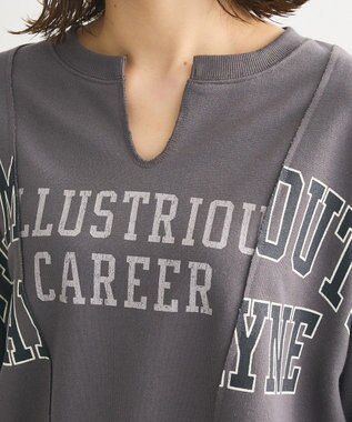 Green Parks リメイクロゴスウェット Charcoal Gray