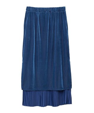 ISSEY MIYAKE PLEATS PLEASE ベロア スカート ベロアプリーツスカート