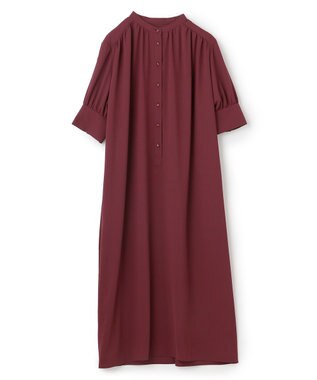 BEIGE， 【WEB限定】SIMEON / ギャザーワンピース Wine
