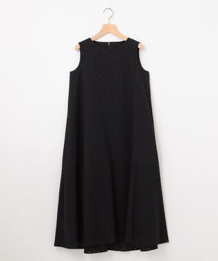 組曲 【WEB限定・新色追加】エンブロイダリーレースノースリーブ ワンピース ブラック系
