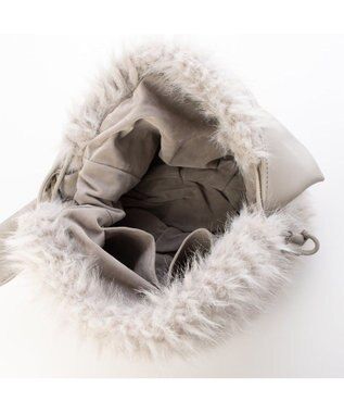 UNBILLION カシュカシュ cachecache / リボンハンドルエコファードロストトート GY