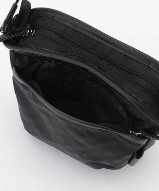 Y'SACCS Polka Dots　パイピングポケットポシェット ブラック