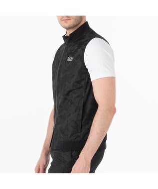 ZERO HALLIBURTON クールドッツ カモフラージュ ベスト ZHG-A4S10B 82823 ゴルフウェア ブラック