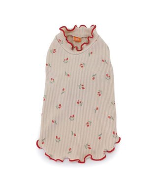 PET PARADISE ペットパラダイス お花のびのび リブ Tシャツ  小型犬 お花