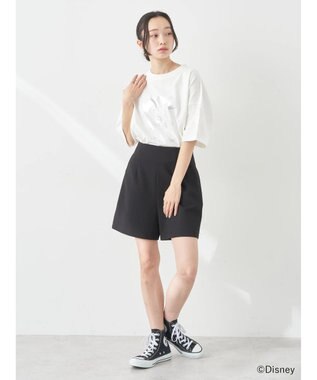 earth music&ecology Ｇｏｏｆｙ＆Ｍａｘ／箔プリントＴｅｅ Silver