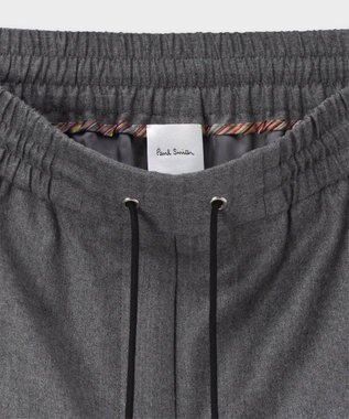 Paul Smith ウールフランネル ワイドパンツ グレー