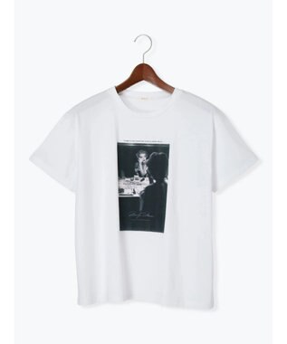 Te chichi マリリンモンローミラーフォトTシャツ オフホワイト
