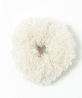 WEGO Lカラーファーシュシュ ホワイトアイボリー