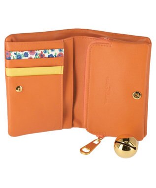 tsumori chisato CARRY キラネコ　2つ折り財布 オレンジ