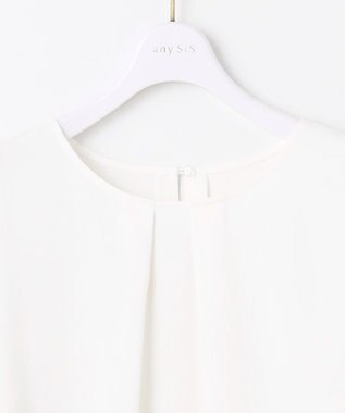 ANY SIS 【2SET】ウォッシャブルジャケット × ブラウス セット グレーミックス