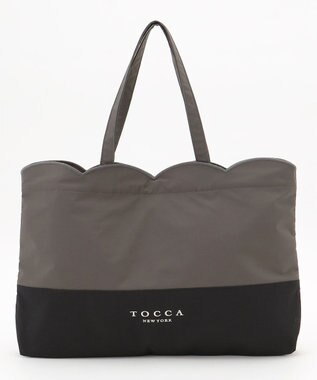 TOCCA 【A4サイズ対応】DEAR EMILY SUBBAG サブバッグ ライトグレー系