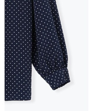 Te chichi パターンアソートボウタイブラウス《2026 spring catalog item》 ネイビー