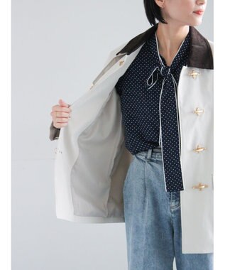 Te chichi メタルバックルカバーオール アイボリー