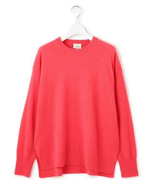 23区 S 【見上愛さん着用/Oggi・STORY掲載】ピュアカシミヤ クルーネック ニット オレンジ系