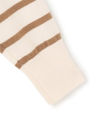 23区 S 【見上愛さん着用/Oggi・STORY掲載】ピュアカシミヤ クルーネック ニット オフ×キャメル