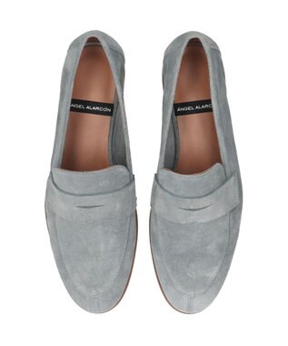 INTER-CHAUSSURES 【ANGEL ALARCON】ラウンドトウベーシックローファー ブルースウェード