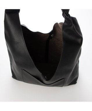 UNBILLION カシュカシュ cachechche / ノットディテールPUワンショルダー ブラック