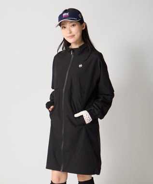 FILA GOLF／marie claire 【marie claire SPORT】 レインワンピレッグカバーセット ブラック