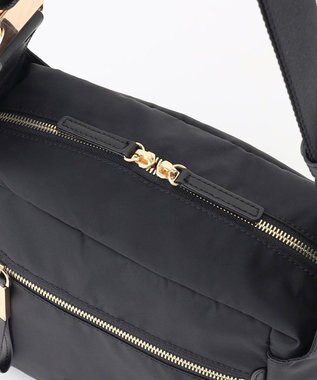 LA BAGAGERIE メタルバックル　ボックスショルダー　SSサイズ ブラック