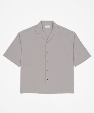 WEGO 【ユニセックス着用ITEM】クレープオープンカラーシャツ（SS） グレー