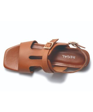 REGAL FOOT COMMUNITY 【リーガルレディース】F01S フラットサンダル キャメル