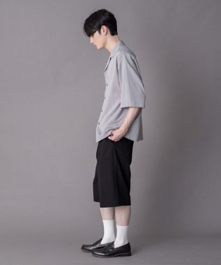 WEGO 【ユニセックス着用ITEM】クレープオープンカラーシャツ（SS） グレー