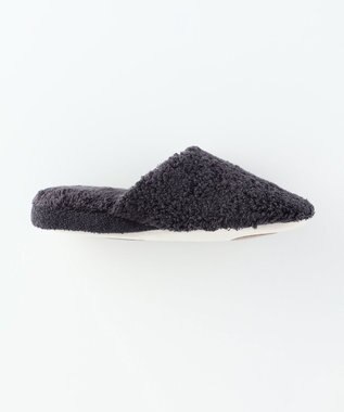 UCHINO ごくふわスリッパ　「ユニティ」　Mサイズ(足のサイズ23-25cm) ダークグレー