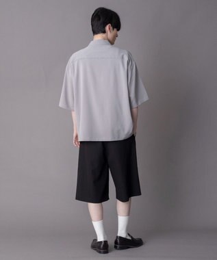 WEGO 【ユニセックス着用ITEM】クレープオープンカラーシャツ（SS） グレー