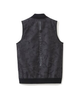 ZERO HALLIBURTON クールドッツカモフラベスト 82841 W4S8b レディースゴルフ ネイビー