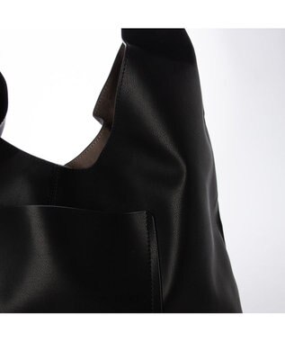 UNBILLION カシュカシュ cachechche / ノットディテールPUワンショルダー ブラック