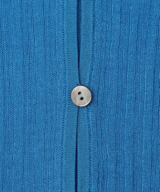 uncrave ランダムリブシアーニット カーディガン ロイヤルブルー