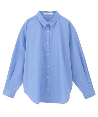 AMERICAN HOLIC イージーケアブロードシャツ Sax