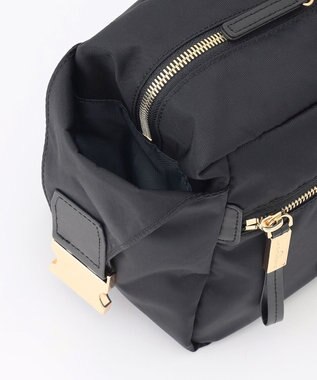 LA BAGAGERIE メタルバックル　ボックスショルダー　SSサイズ ブラック