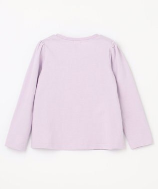 ANY KIDS リボン 長袖 Ｔシャツ ラベンダー