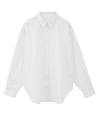 AMERICAN HOLIC イージーケアブロードシャツ Stripe White