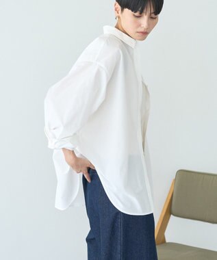 AMERICAN HOLIC イージーケアブロードシャツ Off White