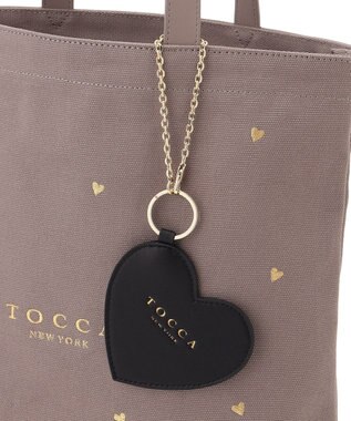 TOCCA 【chayさん着用】【WEB＆一部店舗限定・A4サイズ対応】LUCKY TWINKLE CANVASTOTE キャンバストートバッグ ライトグレー系