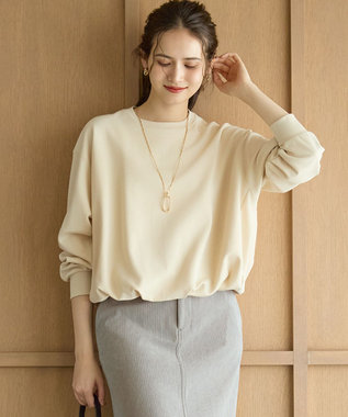 【SLOW/一部店舗限定】ライトダンボール バルーン スウェット