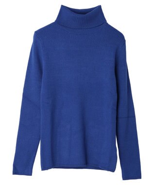 CRAFT STANDARD BOUTIQUE リブタートルネックニットプルオーバー Blue