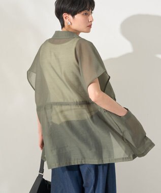 AMERICAN HOLIC シアーオーバーサイズテーラードベスト【WEB限定カラー有り】 Khaki