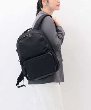 ACE BAGS & LUGGAGE W&.Day/Night ポッケスアプト ラウンドリュック A4サイズ 14.0インチPC収納 20221 ダブルアンドデイナイト ブラック
