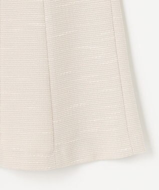 ANY SIS 【セットアップ対応】リップルボーダー フレア スカート シャンブレーベージュ