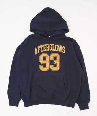 WEGO グラフィックプルパーカー ネイビー