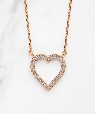 TOCCA WISH IN HEART NECKLACE ネックレス ローズ系