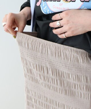 AMERICAN HOLIC シャーリングタイトスカート Light Beige