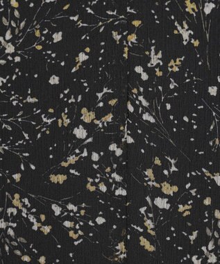 ANY SIS 【洗える】ミニフラワープリント ワンピース ブラック系