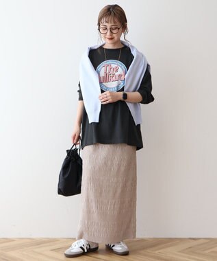 AMERICAN HOLIC シャーリングタイトスカート Light Beige