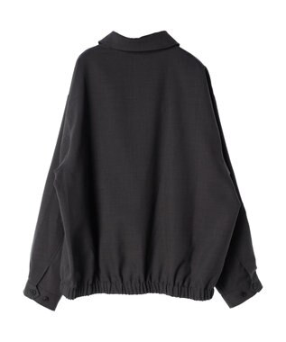 CRAFT STANDARD BOUTIQUE ポリエステルツイルスポーツジャケット Charcoal Gray