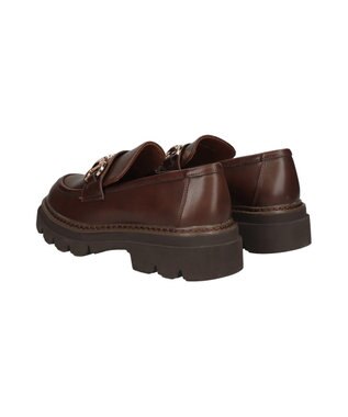 Bridget Birkin 【Bridget Birkin】ダブルステッチビットローファー ダークブラウン